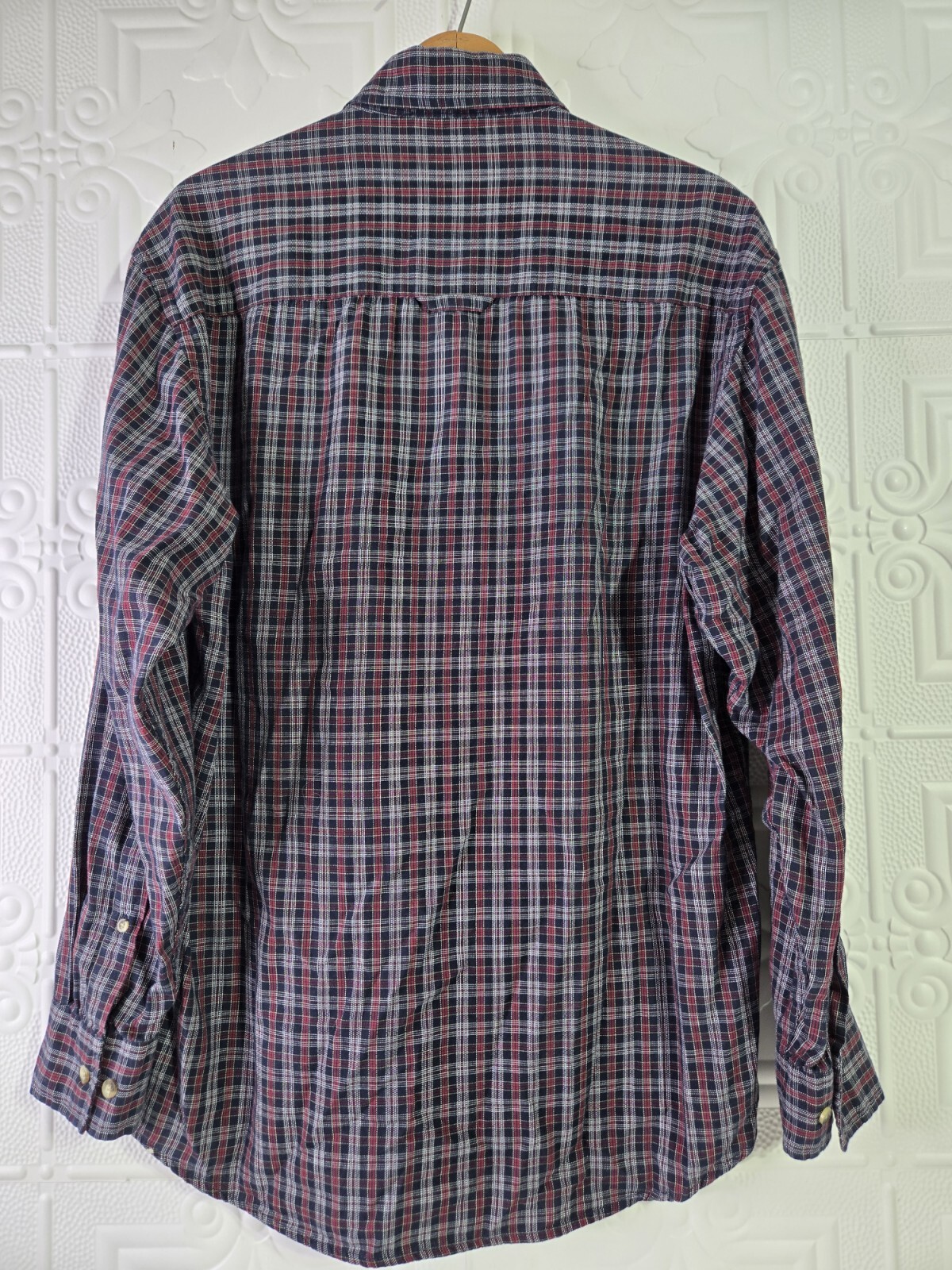 Pendleton Plaid Checked Varsity Button Up Long Sl… - image 2