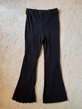 YOGA PANTS / LEGGINGS - Amazon - Black - Ribbed - Flare - Medium