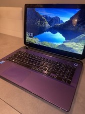 TOSHIBA L50D-B-14P LAPTOP WINDOWS 10 AMD A4 WEBCAM 15.6" HDMI PURPLE