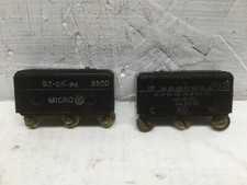 Micro Switch BZ-2R-P4 Pin Plunger 15A 125, 250 or 480 VAC Lot of 2 