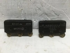 Micro Switch BZ-2R-P4 Pin Plunger 15A 125, 250 or 480 VAC (Lot of 2)