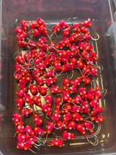 Tungsten pink raised epoxy fishing jigs 4mm lot of 10