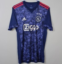 AJAX AMSTERDAM 2017 2018 AWAY FOOTBALL SHIRT SOCCER JERSEY ADIDAS SIZE S