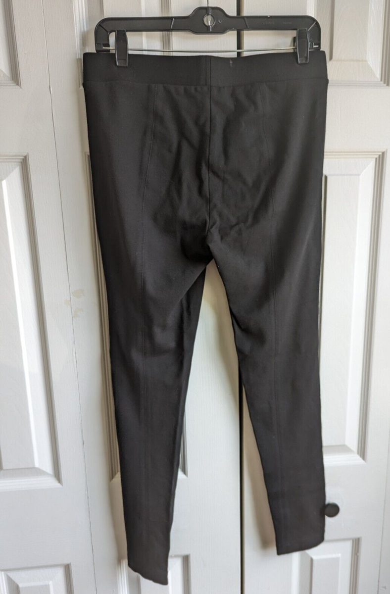Pantalon Legging noir uni avec une coupe skinny et 2 poches arrières B.YOUNG - CCV Mode