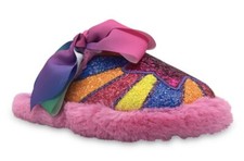 Nickelodeon Jojo Siwa Youth Girl's Star Swirl Slip-on Scuff Slippers Shoes: 11-5