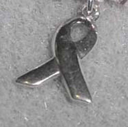 Opaque Crystal Male Breast Cancer Bracelets Your Choice of Awareness Ribbon - Picture 2 of 10