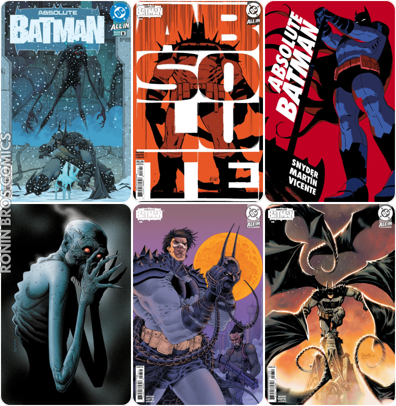 Absolute Batman #8 Cover Pick /Set/Variants [1:25 1:50] (05/14