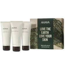 Ahava Skin & Body Cream Collection 3 Piece Gift Set