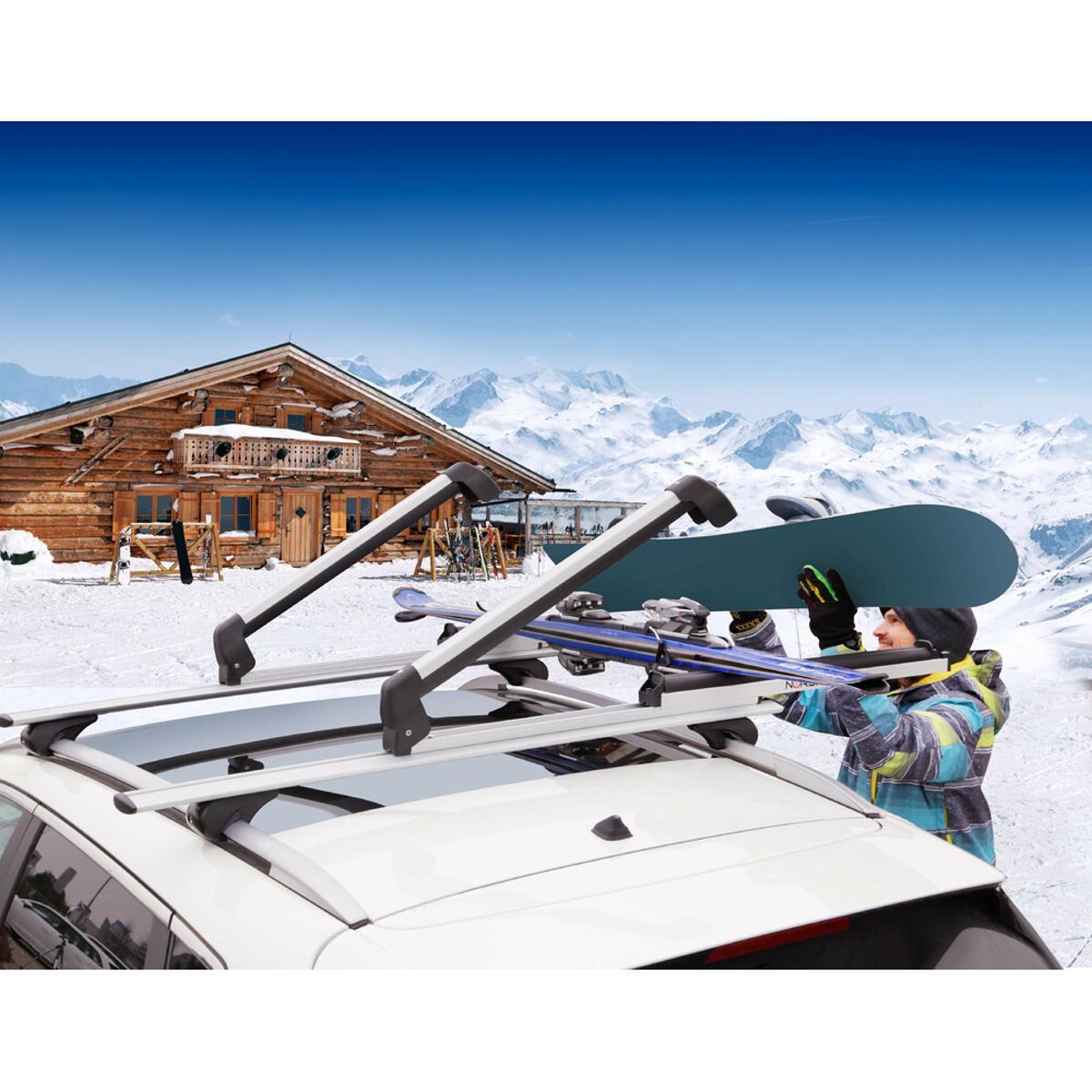 Porte-Skis PORTASCI PRO-SLIDER PS-60 - 6 Paires Skis/4 Snowboards - Antivol