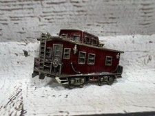 VTG Caboose Train 1979 The Great American Buckle Co J271 Metal Belt Buckle USA