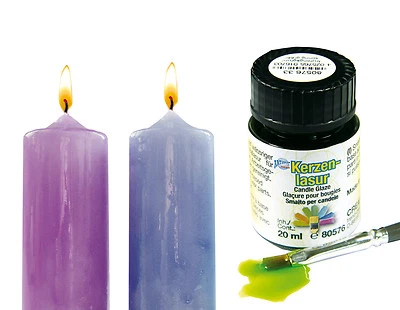 Kerzenlasur 20ml Lasur Kerzen basteln versch. Farben Candle Glaze Farbe OVP (R)