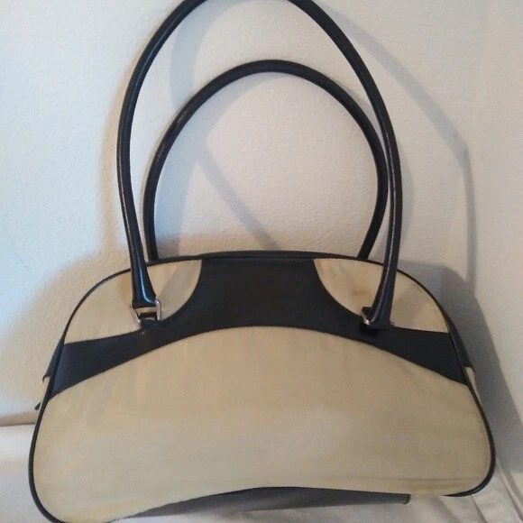 PRADA Milano Tessuto Nylon & Smooth Leather Bowler Bag - Image 3 of 4