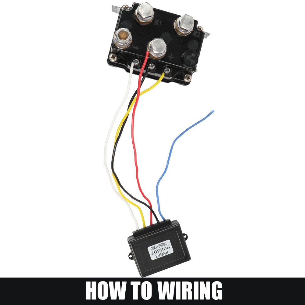 XBULL Winch Solenoid Relay Wiring Controller 500A 12V and 150ft