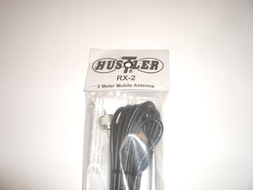 HUSTLER RX-2 5/8 WAVE BASE LOADED 2m VHF HAM MOBILE RADIO ANTENNA MAGNET MOUNT  - Picture 2 of 3