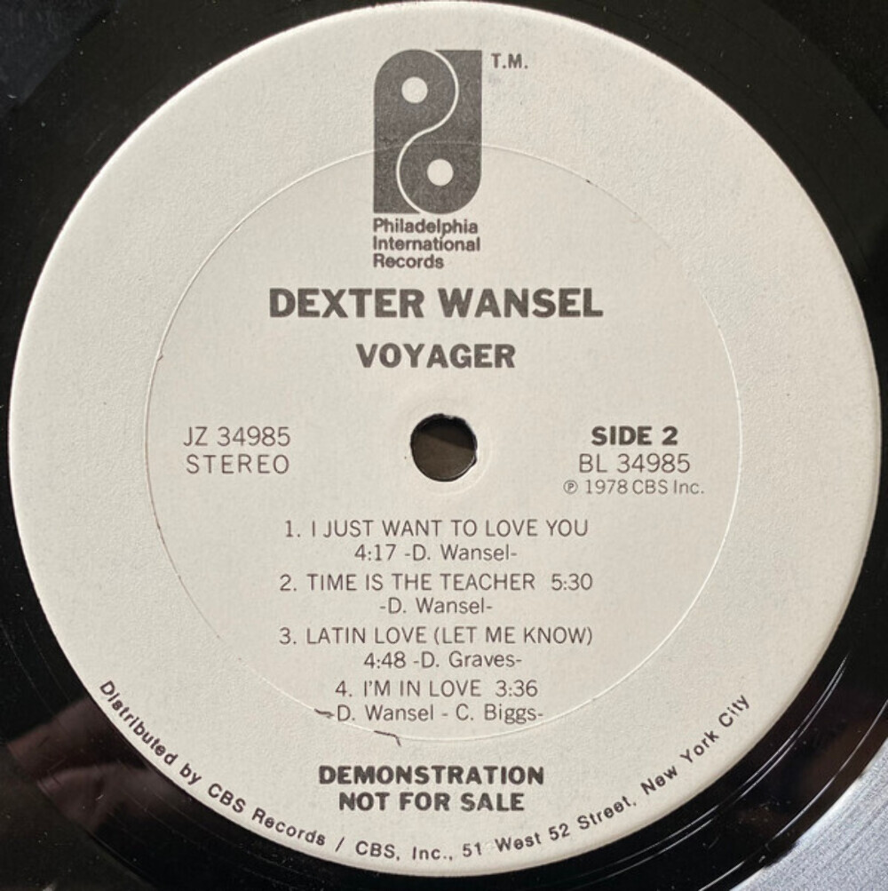 Dexter Wansel - Voyager - Philadelphia International Records - JZ