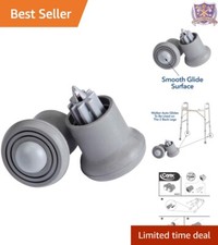 Smooth Rolling Walker Feet Glides with Auto-Braking System for Enhanced Safety