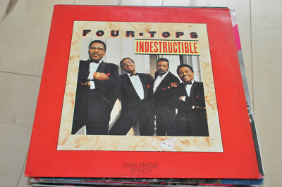 Four Tops - Indestructible - 80er 80s - 12'' Maxi Single Vinyl LP