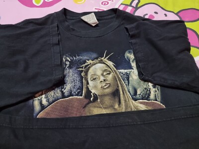 rare Vintage Mary J Blige Rap tee T-Shirt Hip hop Size L 22*29