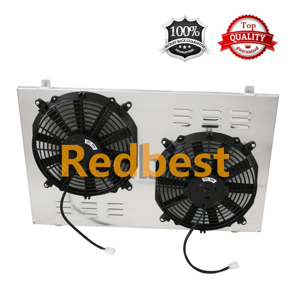 28"W Aluminum Shroud+12"Fan For DPI161 68-1973 Chevy Chevelle/El Camino 1968-77 Foto 3 de 4