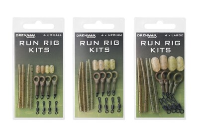 Drennan Run Rig Kit Schnellwechsel Stopper Perle Anti Tangle Sleeve Ready Kit