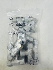 1/2 Tube OD Union Tee Fitting Steel Parker 8-8-8 JBZ-S  Pack of 10
