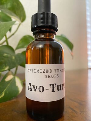 Optimized Organic Turmeric Root, Curcumin Extract , Avo Turm Oil Drops
