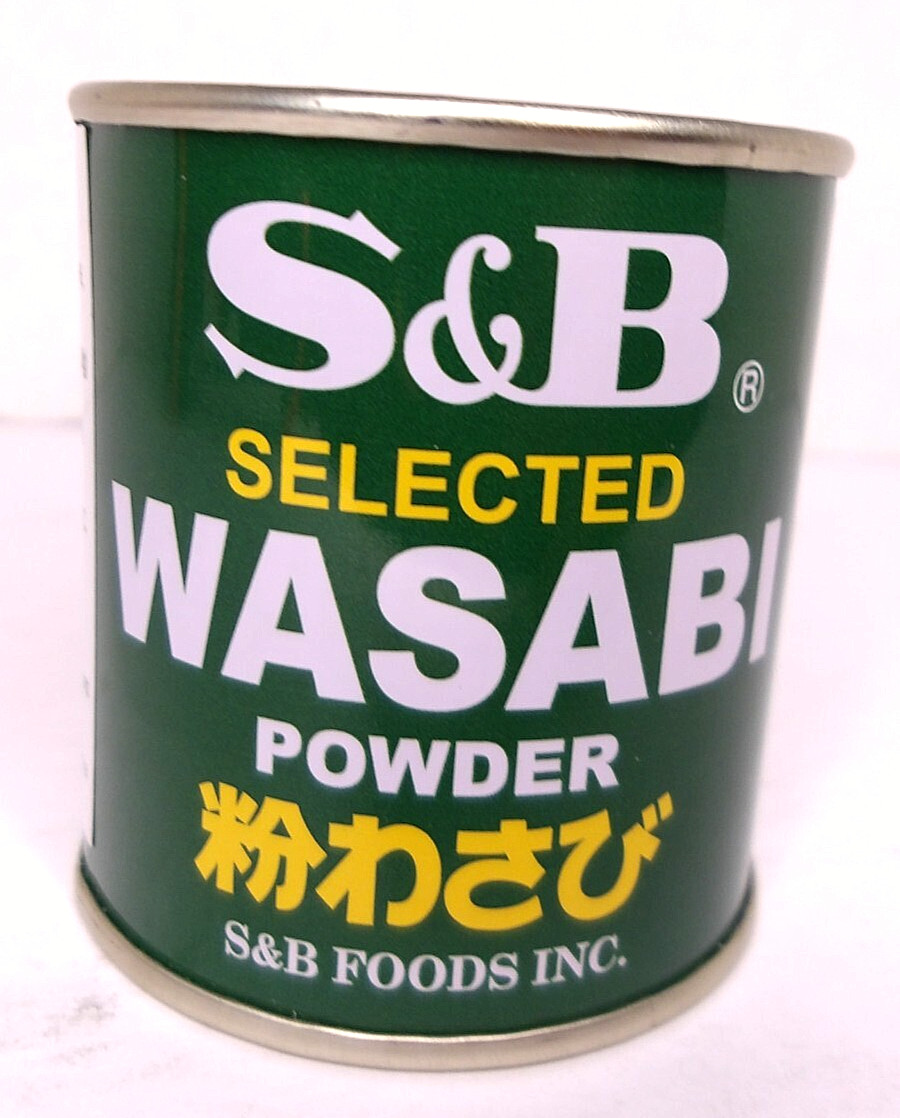 Polvo de wasabi S & B Select, 1,06 oz, todo natural, BB 10/2026, JAPÓN