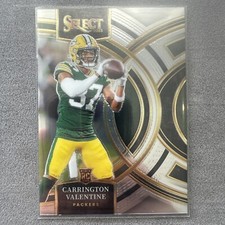 2023 SELECT PREMIER LEVEL SILVER PRIZM CARRINGTON VALENTINE RC-PACKERS #118