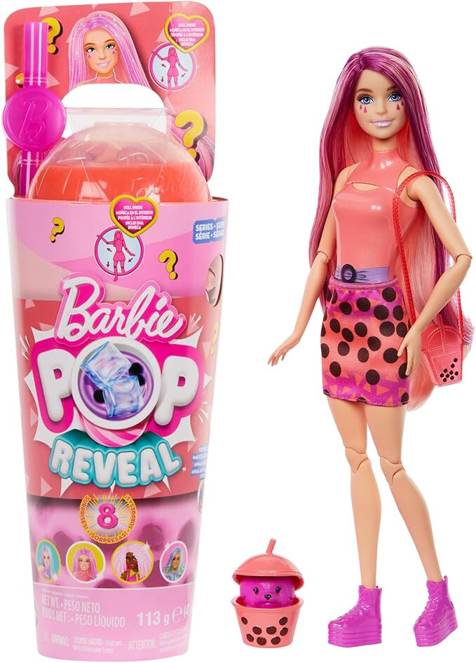 Barbie - Pop Reveal Serie Bubble Tea, bambola alla moda Mango Mochi