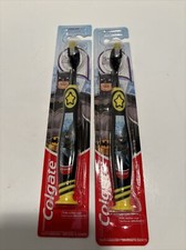 2 Pack Colgate Batman Extra Soft Bristles Childrens 5 Suction Cup Toothbrush