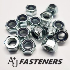 METRIC FINE NYLOC NUTS GRADE 8 HIGH TENSILE STEEL - M8 M10 M12 M14 M16 M18 M20