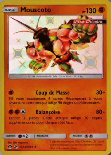 carte Pokémon SV24/SV94 Mouscoto 130 PV - SHINY SL11.5 - Soleil et Lune - Destin - Photo 1/1