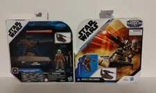 Two Star Wars Mission Fleet The Mandalorian Hover E-Web Cannon by Hasbro !!!!!!!
