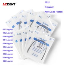 AZDENT Dental Orthodontic Round Arch Wires Super Elastic Niti Nature Form