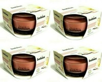 4X Bolsius Aroma Duftkerze True Scents Glas Kerze Magnolia Duftglas