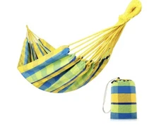 Brazilian Hammock Portable Hammock Extra Large Canvas Hammock with Carry Bag ...