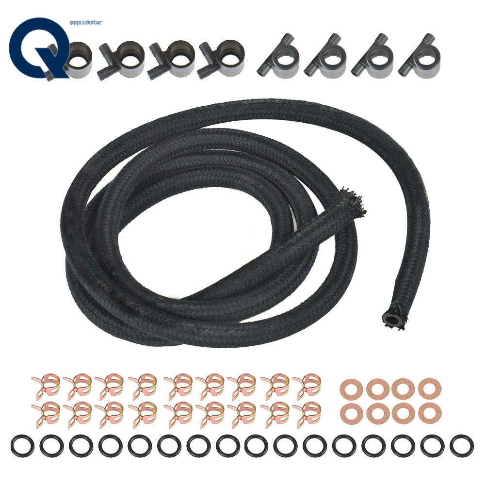 For 7.3 7.3L Ford IDI Fuel Injector Return Line Kit Diesel Trucks 1988