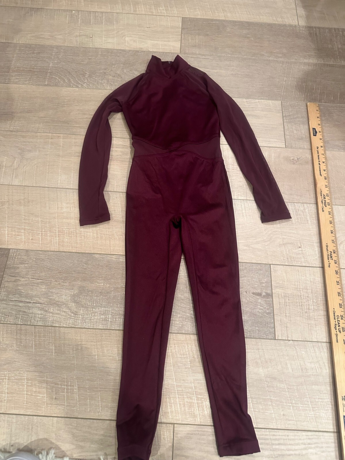 WEISSMAN INTERMEDIATE CHILD BURGUNDY RED DANCE CO… - image 1