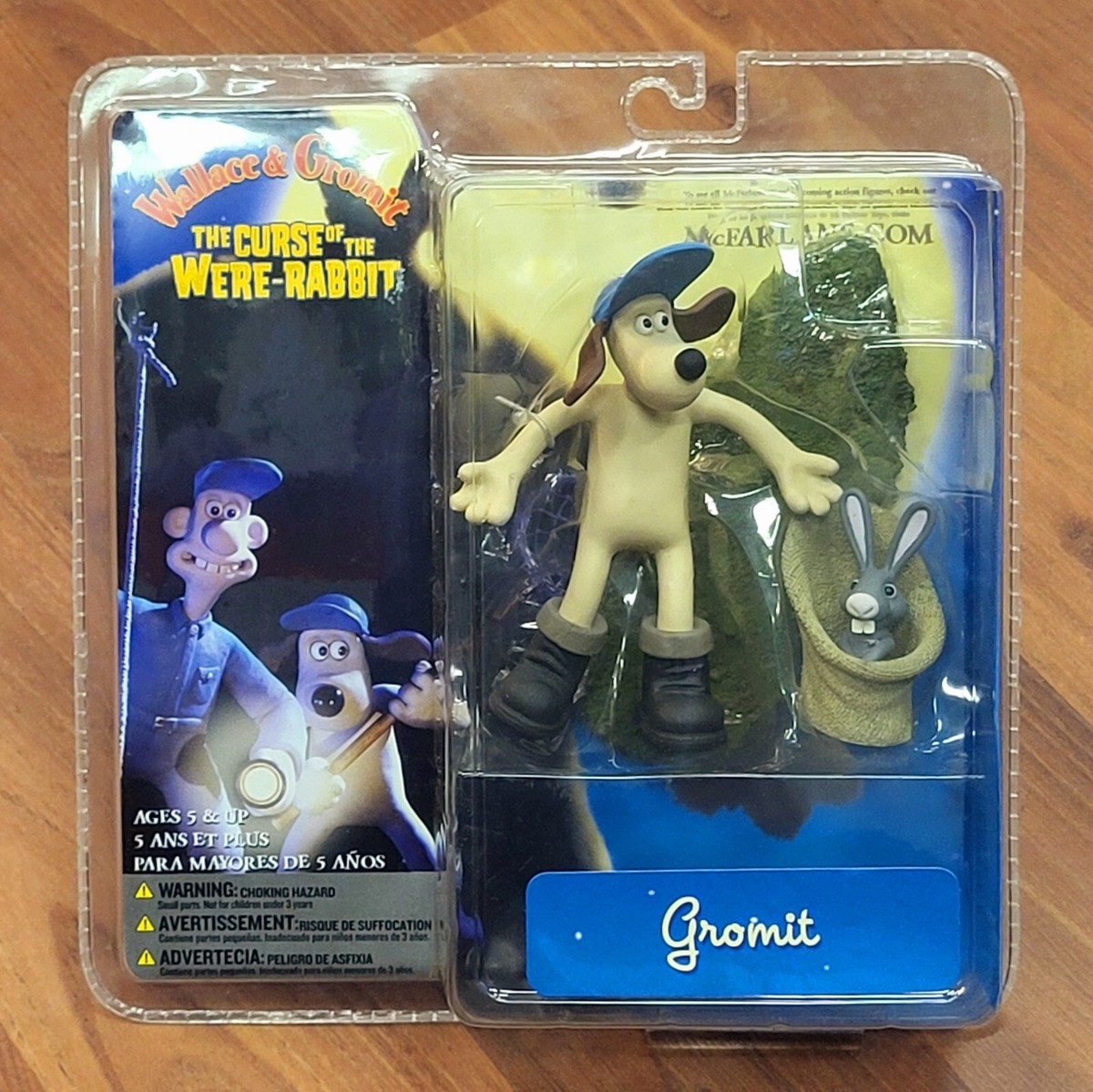 WALLACE AND GROMIT The Curse Of The Wererabbit Action Figure