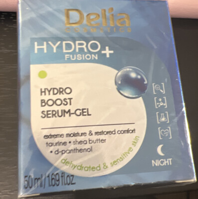 Delia Hydro+ Fusion Hydro Boost Serum Gel Night Face Care 50 ml