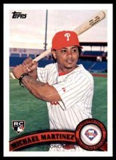 2011 Topps Michael Martinez RC #524 Philadelphia Phillies