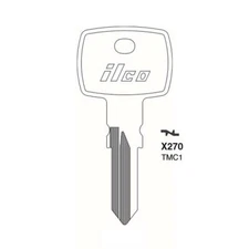 ILCO Replacement Uncut Key Blank for Triumph Motorcycle - TMC1 -TRP-1D (10 Pack)