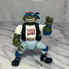VTG 1991 Teenage Mutant Ninja Turtle TMNT Rock N Roll Leonardo Action Figure Toy