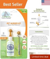 Essential Pet Nursing Kit with 2 oz Bottle  Scrubbing Brush for Newborns