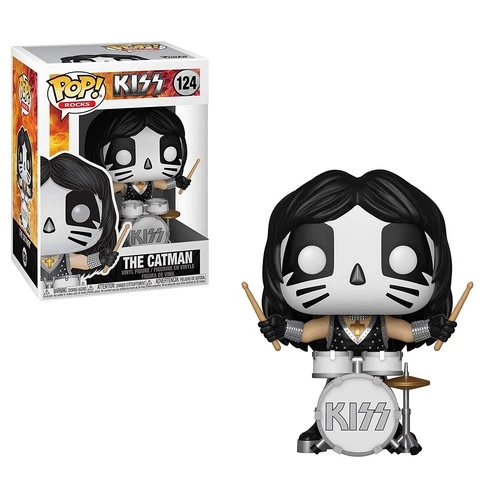 🔥Funko Pop! Rocks: Kiss - Peter Criss THE CATMAN #124 PROTECTOR🔥