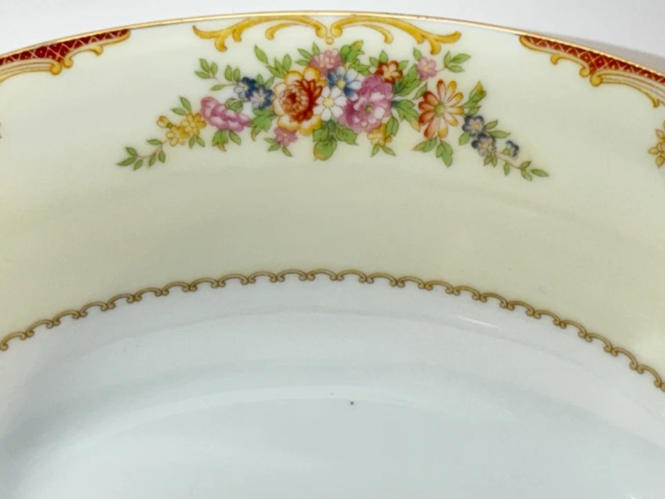 Vintage Noritake Pattern Mystery #209 Oval Serving Bowl 10 1/2" - Image 2 of 4