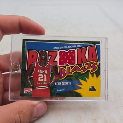 2003-04 Bazooka - Bazooka Blasts Memorabilia Kevin Garnett #BB-KG (MEM)