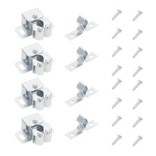 20 Sets Spring Loaded Door Latch Stainless Steel Cabinet Fastener