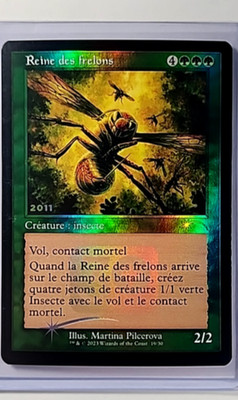 MTG Magic The Gathering 30th French Promo Foil 19 Hornet Queen Reine Des Frelons