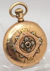 Antique CA 1904 Grade 295 Elgin Pocket Watch Tri-Color 14K works 41mm case